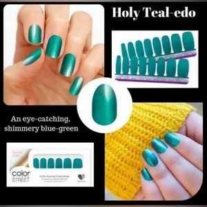 Retired Color Street Holy Teal-edo